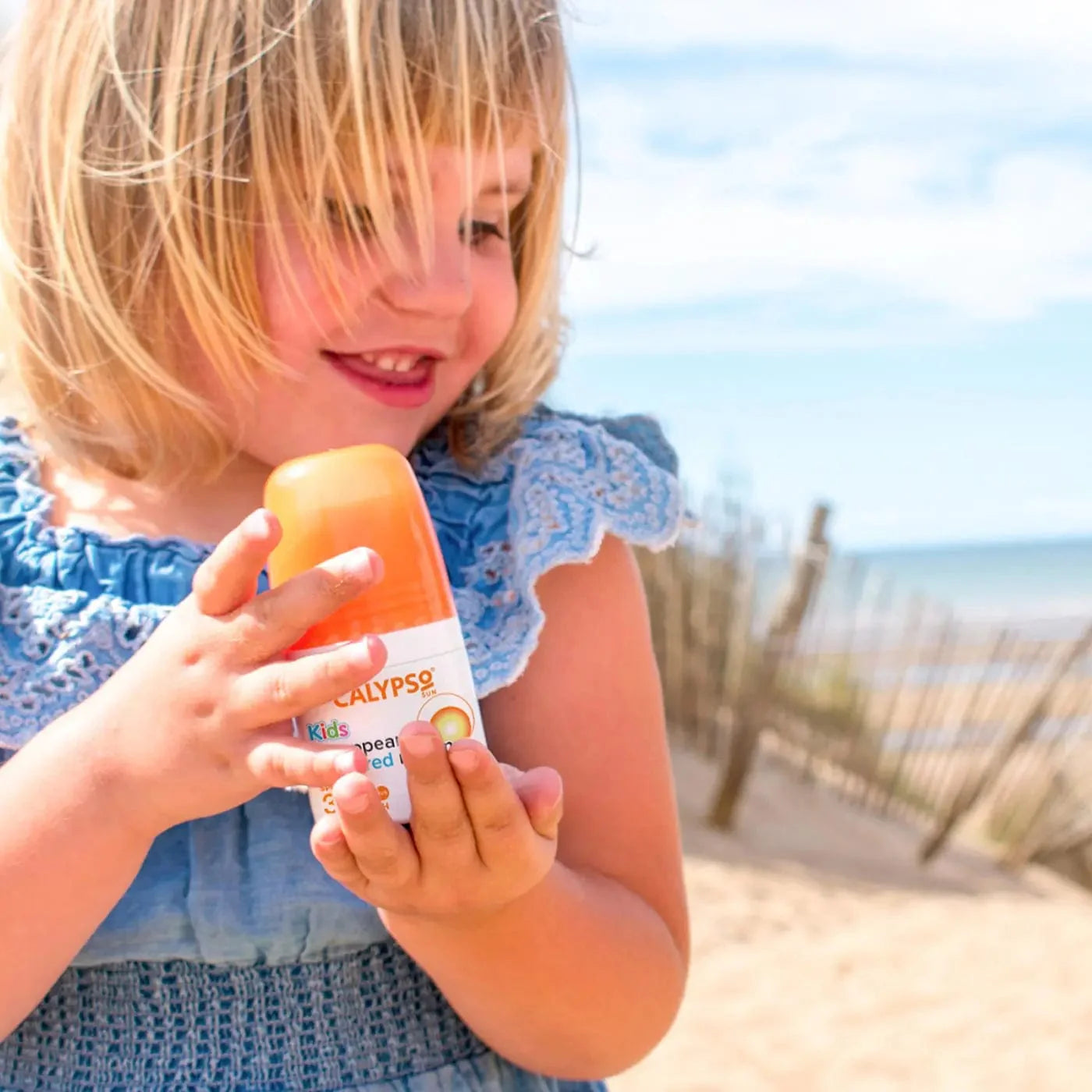 Calypso Kids Disappearing Coloured Roll-on Spf50 50 ml