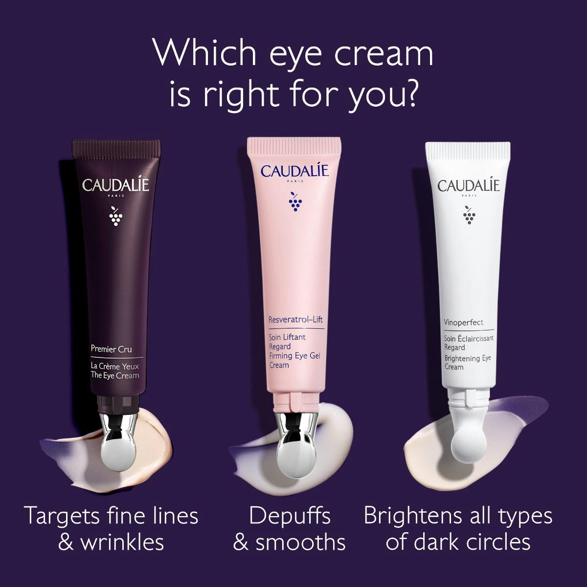 Caudalie Premier Cru Soin Contour des Yeux Anti-Âge Rides et Ridules 15 ml - NOUVEAU