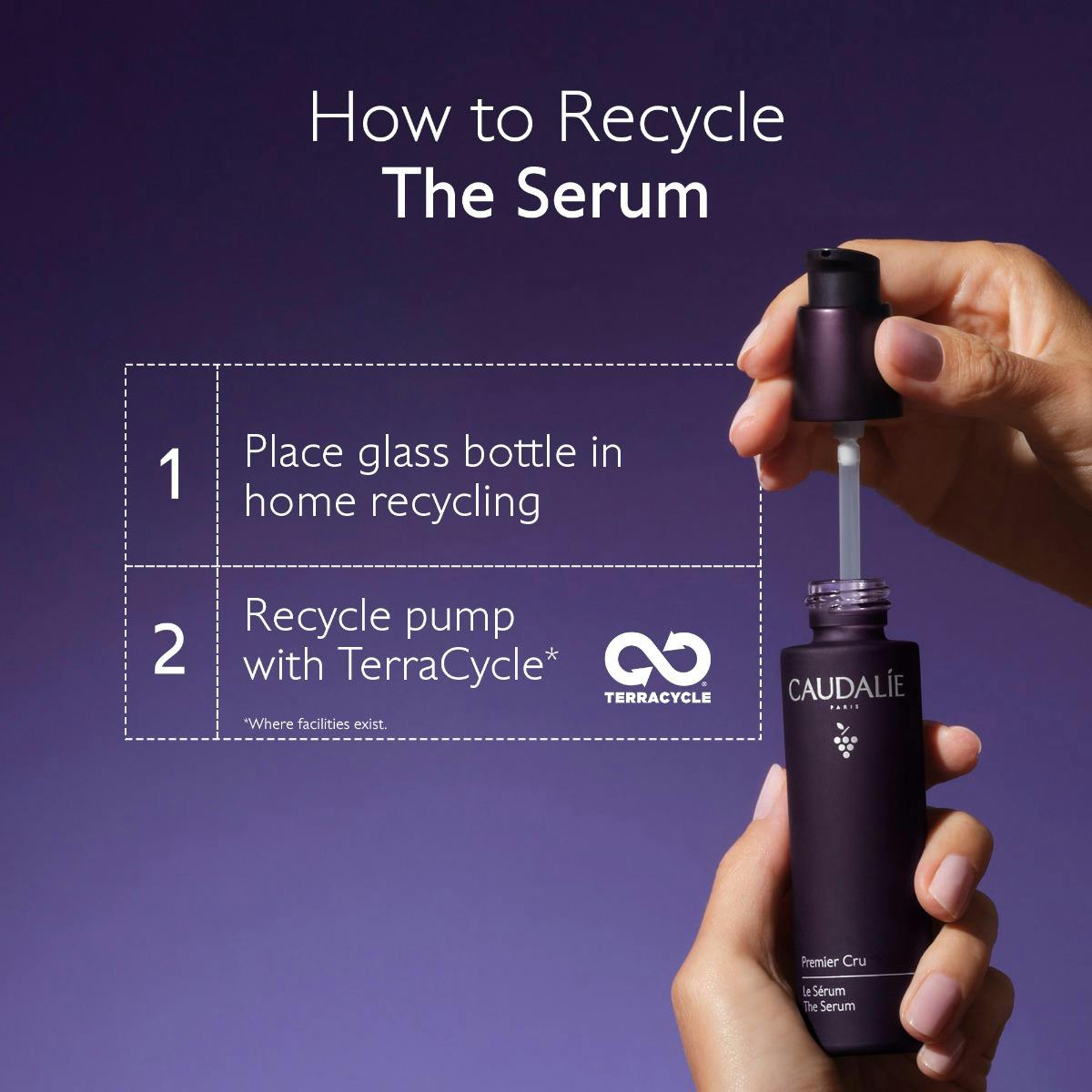 Caudalie Premier Cru Anti-Aging Serum with Niacinamide and Hyaluronic Acid 30 ml -NEW