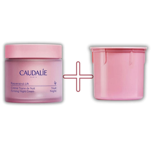 Caudalie Resveratrol Lift Night Cream 50 ml  +Refill Capsule Set