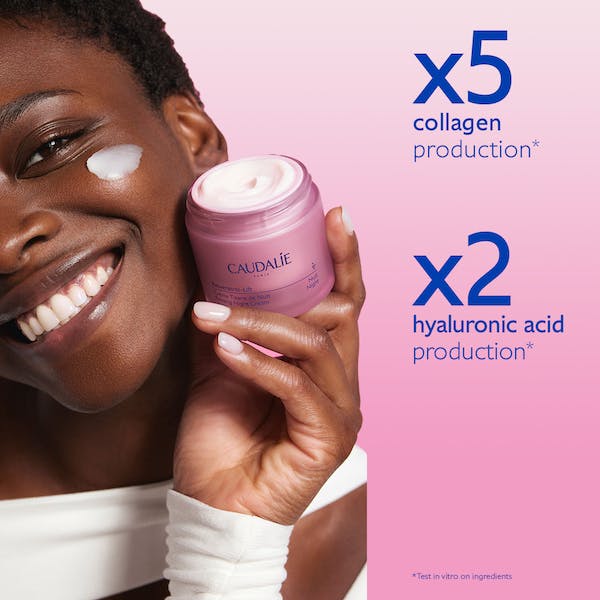 Caudalie Resveratrol Lift Night Cream 50 ml  +Refill Capsule Set