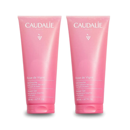 Caudalie Rose de Vigne Shower Gel 200 ml -2 Pack