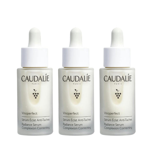 Caudalie Vinoperfect Anti-Dark Spot Radiance Serum Vitamin C Alternative 30 ML -3 Pack