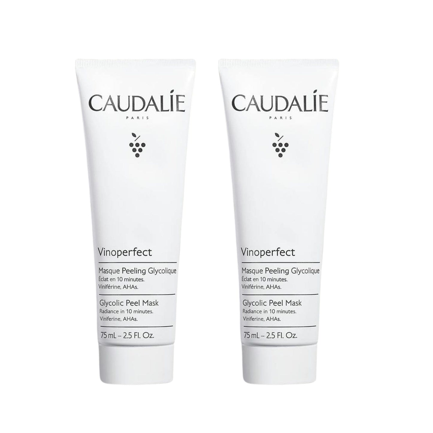 Caudalie Vinoperfect Glycolic Peel 75 ML -2 Pack