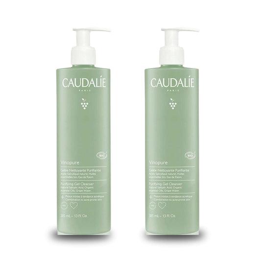 Caudalie Vinopure Purifying Gel Cleanser 385 ml -2 Pack