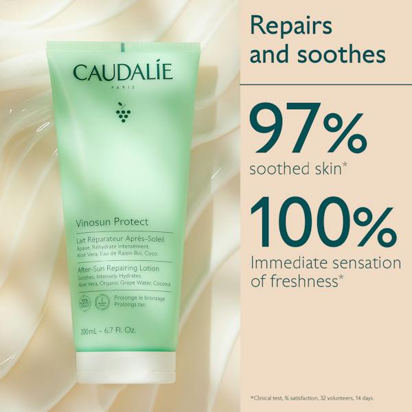 Caudalie Vinosun Protect Lotion Réparatrice Après-Soleil 200 ml - Lot de 3