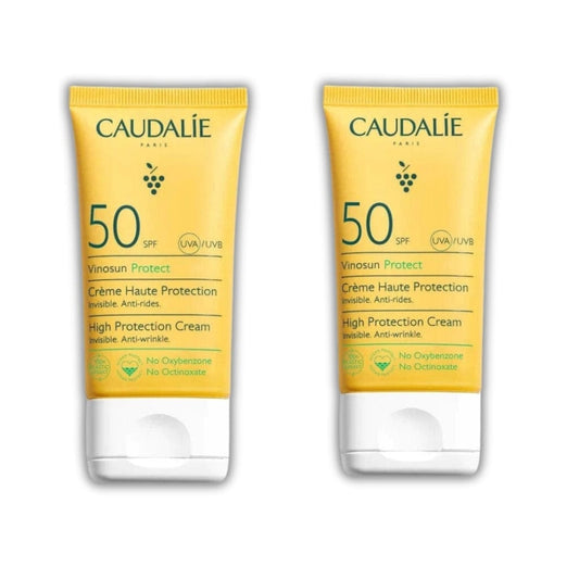 Caudalie Vinosun Protect Crème Solaire Spf 50 50 ml - Lot de 2