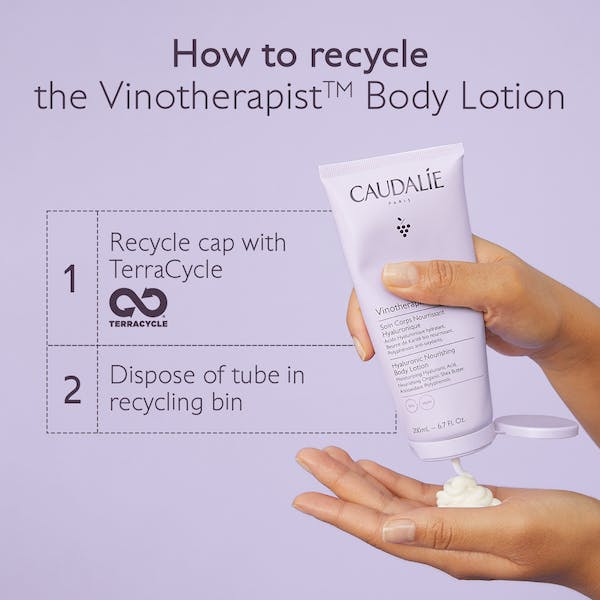 Caudalie Vinotherapist Lait Corps Nourrissant Hyaluronique 200 ml - Lot de 2