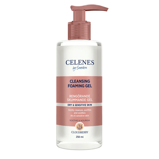 Celenes by Sweden Cloudberry Cleasing Foaming Gel 250 ml / 8.5 fl oz