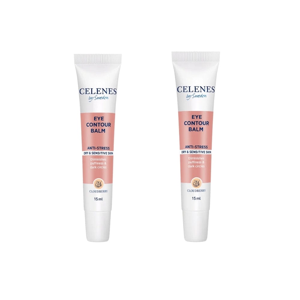 Celenes by Sweden Cloudberry Eye Contour Balm 15  ml -2 Pack
