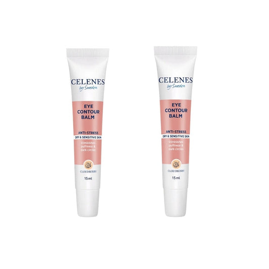 Celenes by Sweden Cloudberry Eye Contour Balm 15  ml -2 Pack