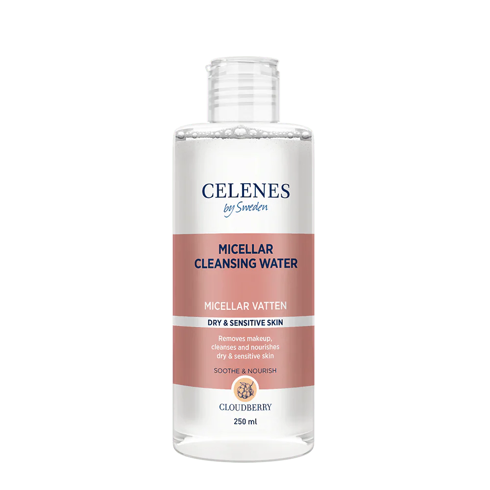 Celenes by Sweden Eau Micellaire Nettoyante à la Mûre des Alpes 250 ml