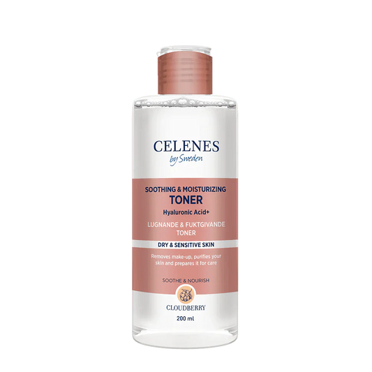 Celenes by Sweden Lotion tonique apaisante et hydratante à la mûre des marais 200 ml