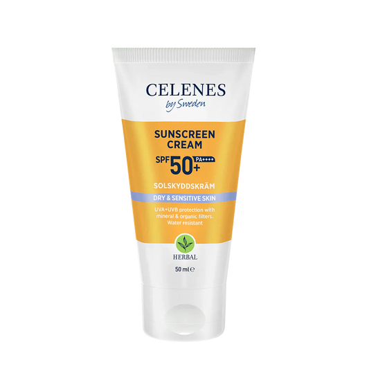 Celenes by Sweden Herbal Sunscreen Face Cream Spf 50 Dry / Sensitive 50 ml / 1.7 fl oz