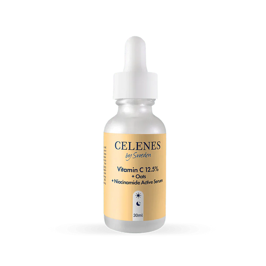 Celenes by Sweden Rena Vitamin C 12.5% + Oats + Niacinamide Active Serum 30 ml