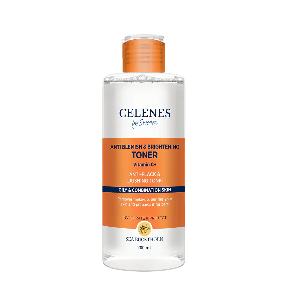 Celenes by Sweden Sea Buckthorn Anti Blemish & Brightening Toner 200 ml / 6.8 fl oz