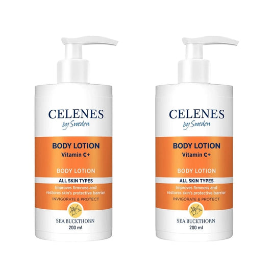Lotion corporelle à l'argousier Celenes by Sweden 200 ml - Lot de 2 