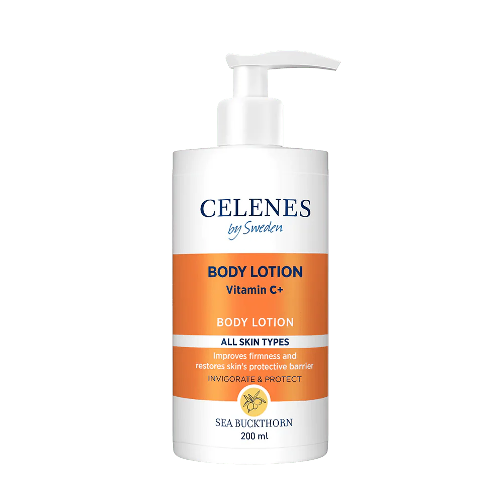 Celenes by Sweden Sea Buckthorn Body Lotion 200 ml / 6.8 fl oz