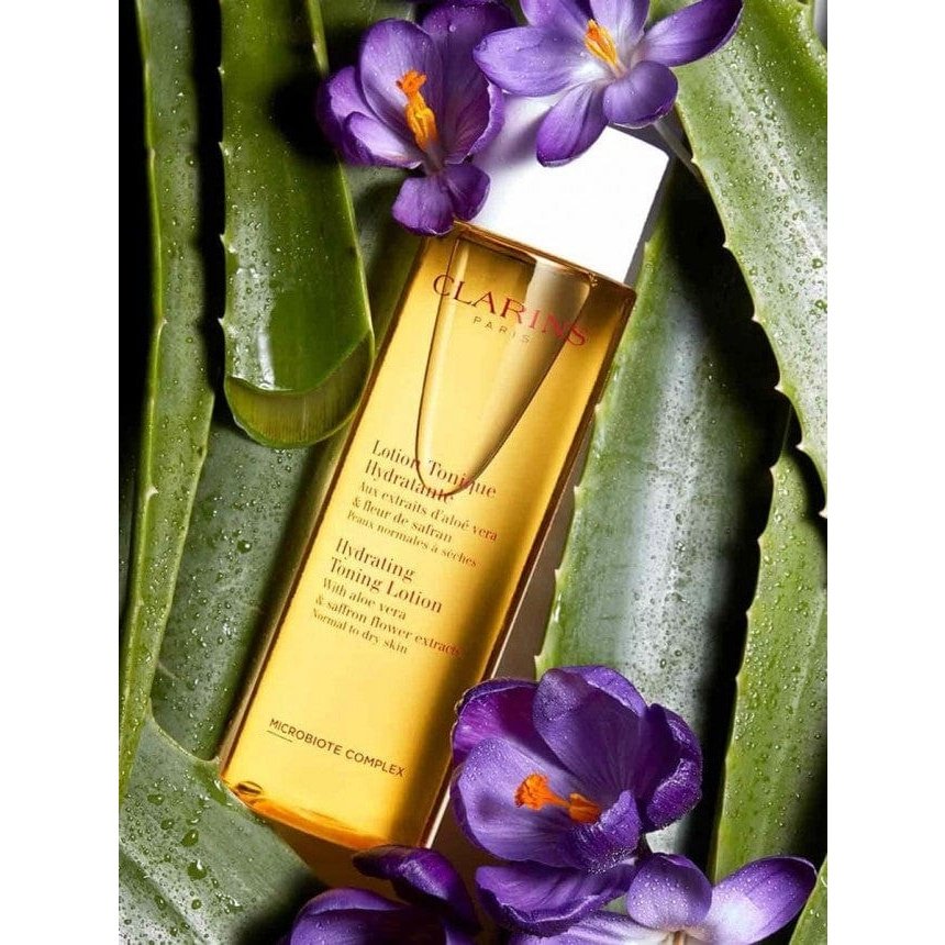 Clarins Lotion Tonique Hydratante + Lotion Visage - Peaux Normales et Sèches 400 ml