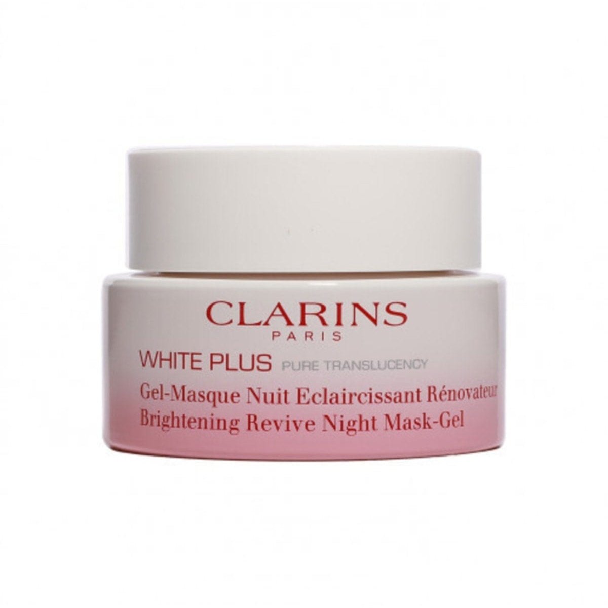 Clarins White Plus Masque-Gel de Nuit Éclat Revitalisant Hydratant 50 ml