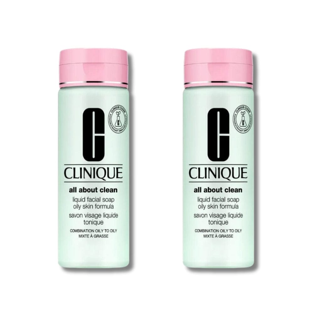 Clinique All About Clean Liquid Facial Soap  200 ml -2 Pack