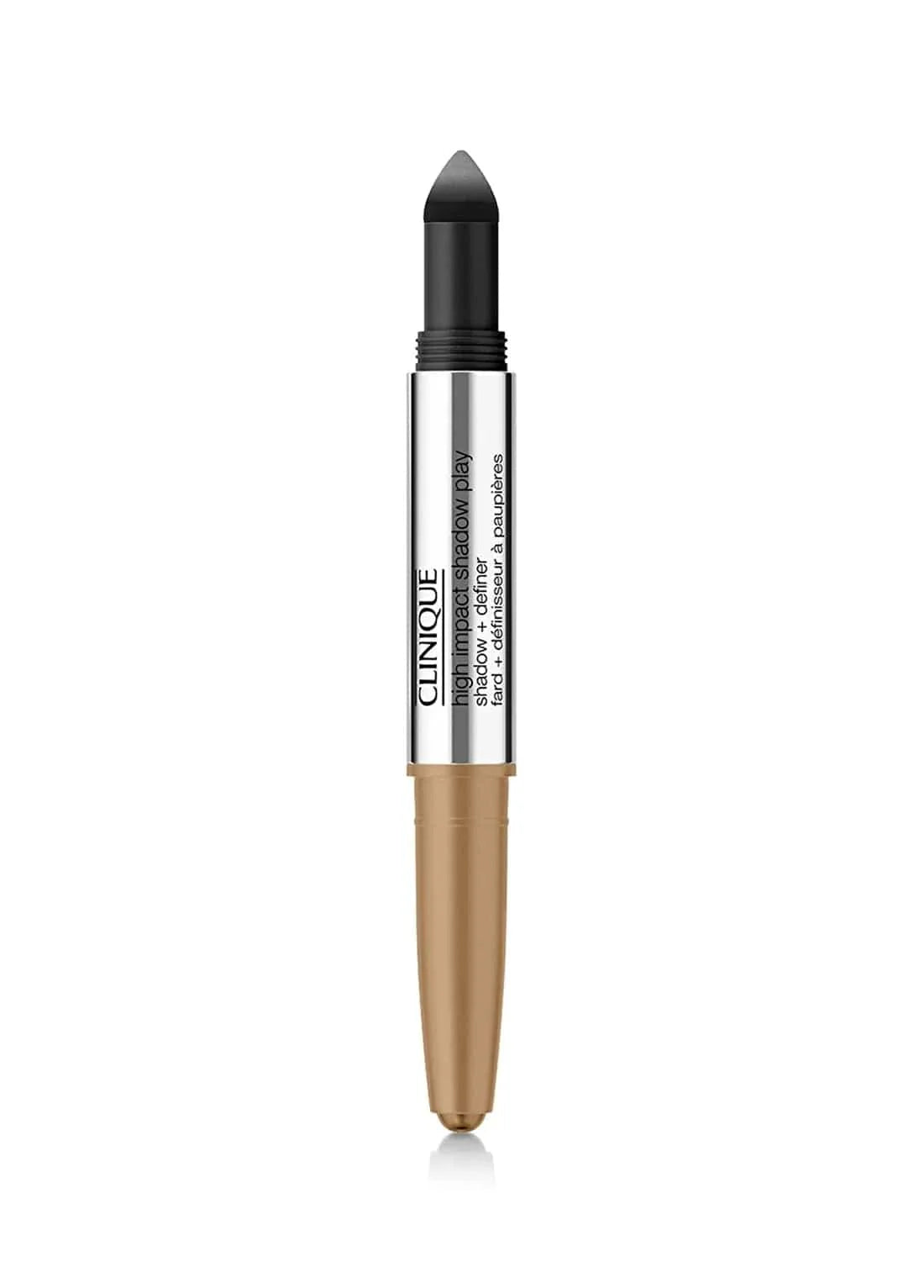 Clinique High Impact Shadow Play Double Sided Pencil Eye Shadow -Champagne + Caviar