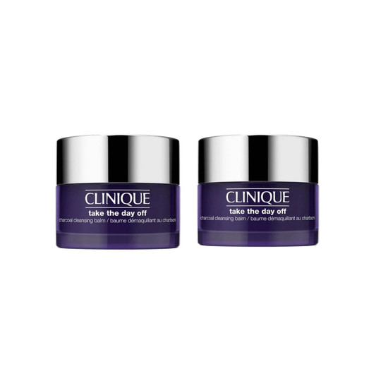Clinique Take The Day Off Baume Nettoyant au Charbon 30 ml - Lot de 2