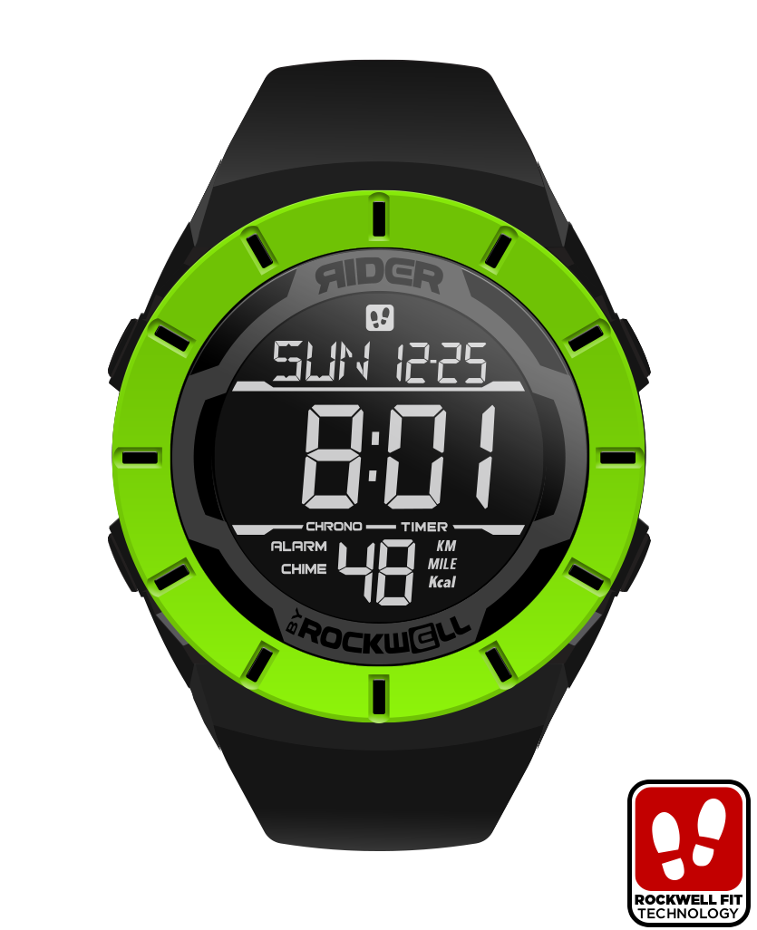 Coliseum Fit™ Halo Edition (Black/Green) Watch