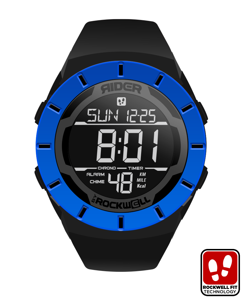 Coliseum Fit™ Halo Edition (Black/Blue) Watch