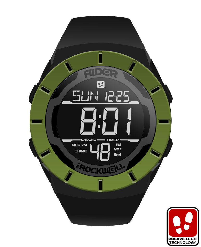 Montre Coliseum Fit™ Halo Edition (noir/vert OD) 