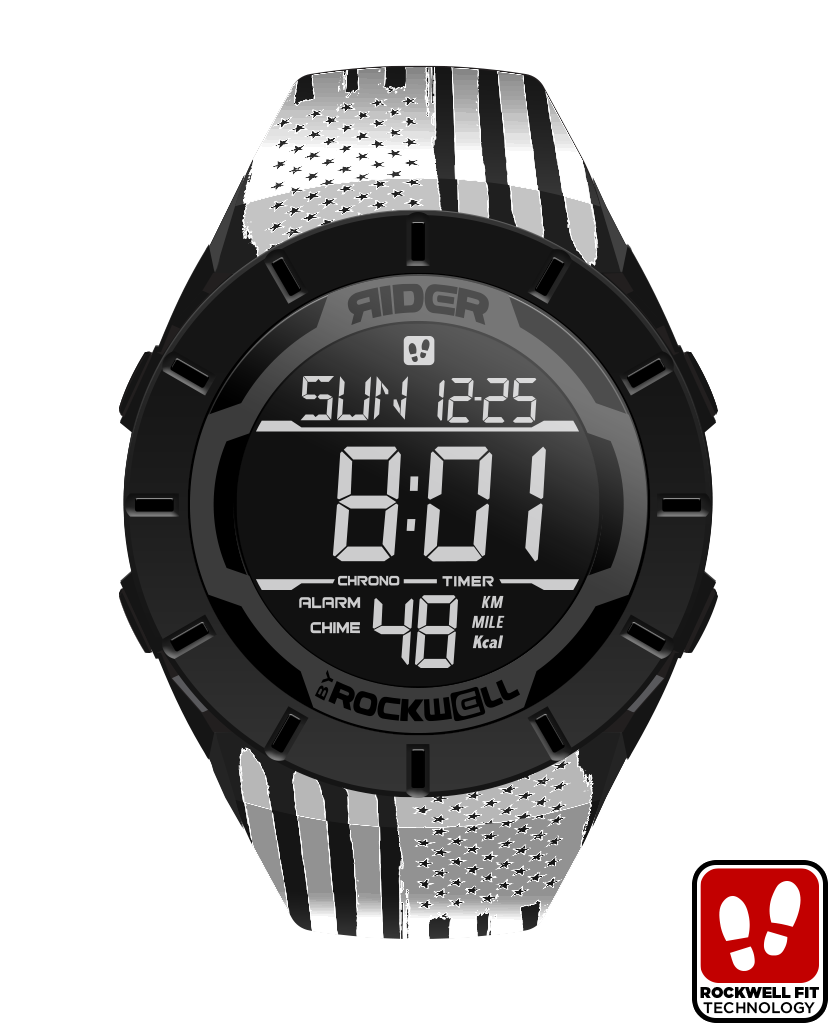 Coliseum Fit™ Assault - White Edition (Phantom Black) Watch