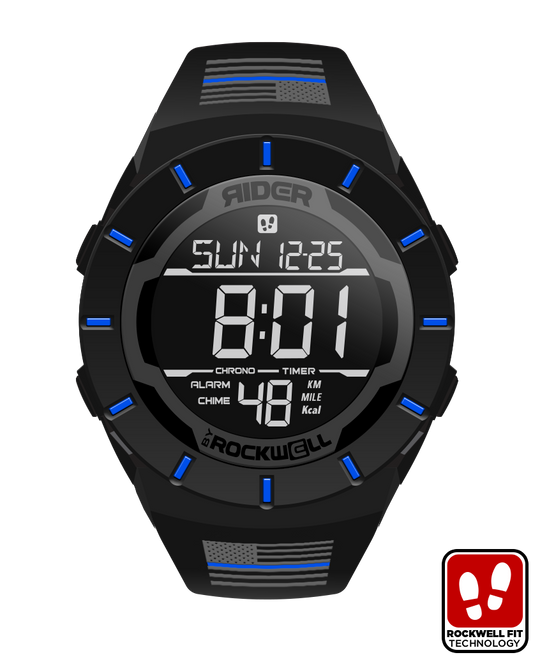 Coliseum Fit™ Police - Freedom Edition (Black/Blue) Watch
