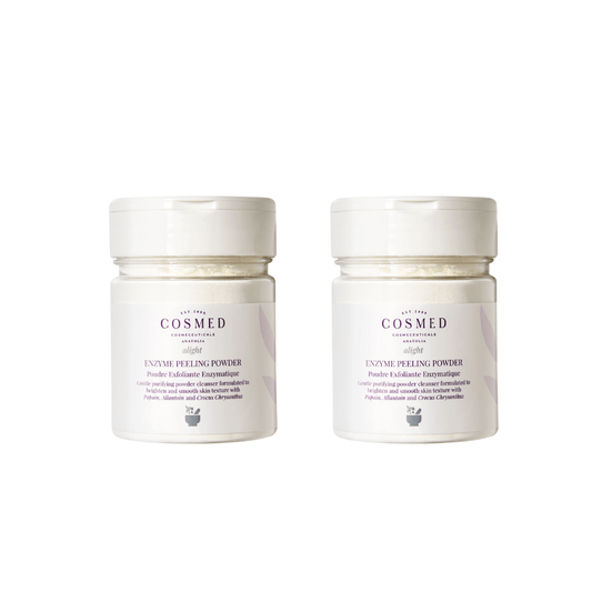 Cosmed Alight Enzyme Peeling Powder - Purifying and Brightening Powder Enzyme Peeling Cleanser 75 gr 2 Pack