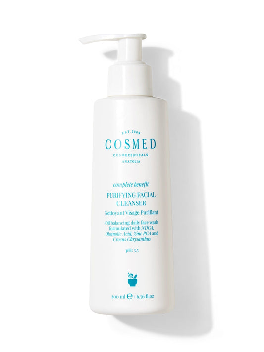 Cosmed Complete Benefit Purifying Facial Cleanser / Gel for Oily-Acne Prone Skin 200 ml