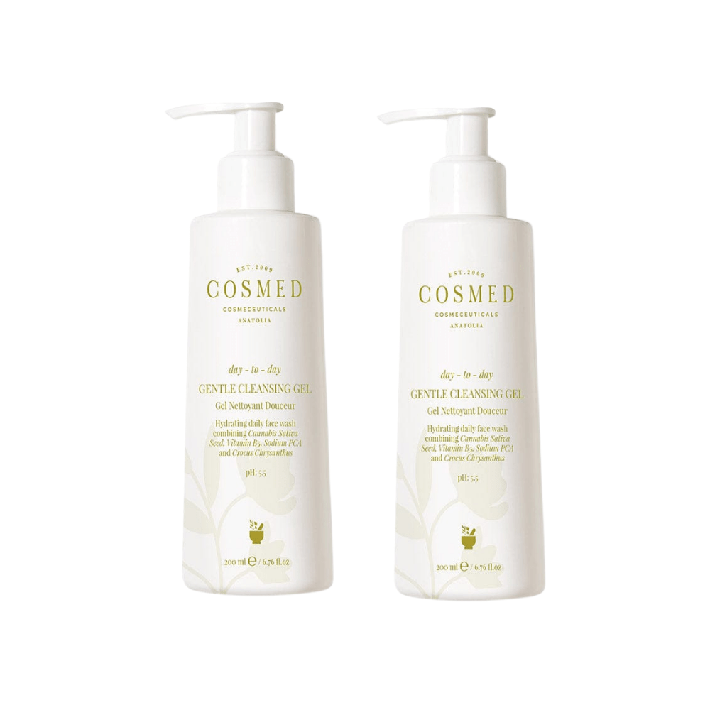 Cosmed Day-to-day Gentle Cleansing Gel - Combination Skin Washing Gel 200 ml 2 Pack