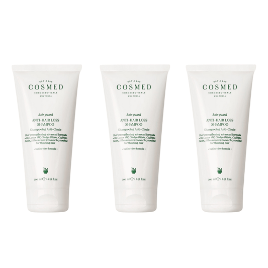 Cosmed Hair Guard Anti Hair Loss Shampoo - Sulfate Free, Salt Free Anti Hair Loss Shampoo 200 Ml 3 Pack
