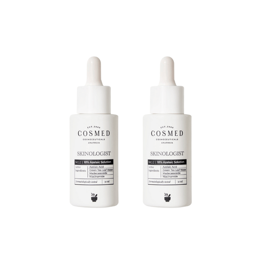 Solution azélaïque 10 % Cosmed Skinologist 30 ml, lot de 2