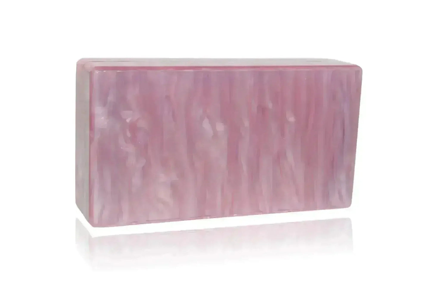 Pink and Green Cactus Acrylic Box Clutch