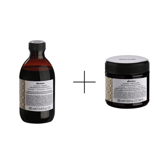 Davines Alchemic Chocolate Shampoo 280ml + Davines Alchemic Chocolate Conditioner 250ml