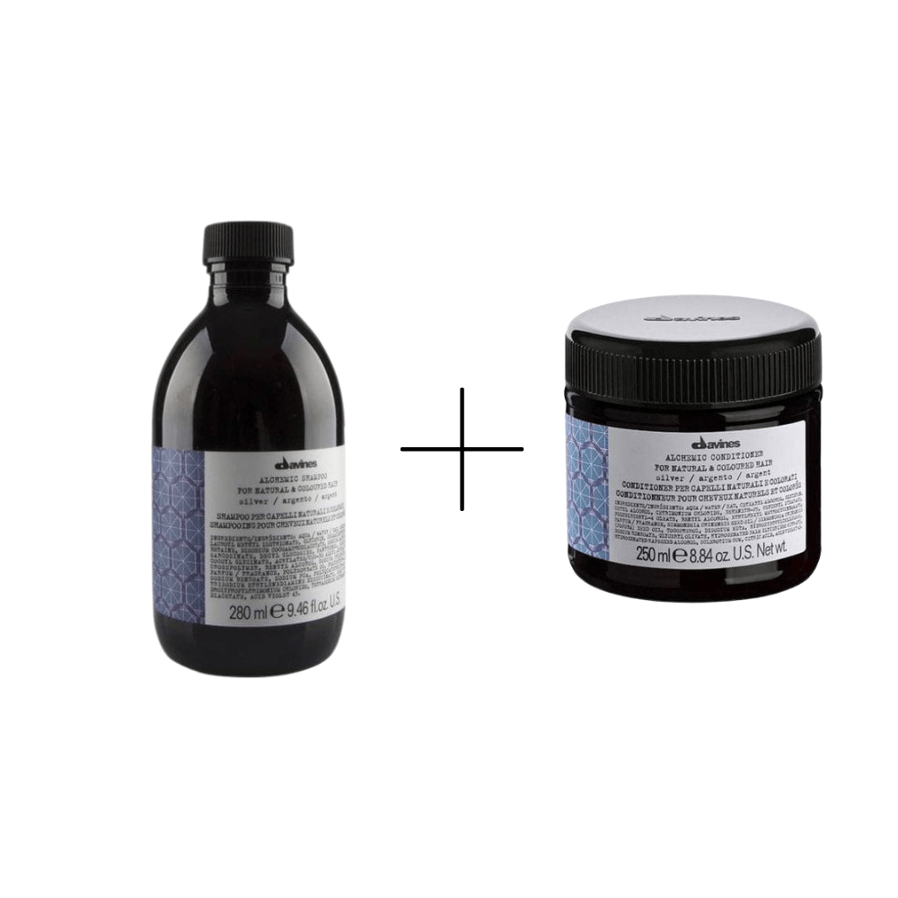 Davines Alchemic Silver Shampoo 280ml + Davines Alchemic Silver Conditioner 250ml