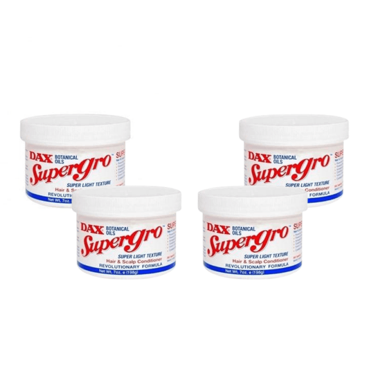 Dax SuperGro Hair Strengthening Treatment Oil 198g - 4 Pack