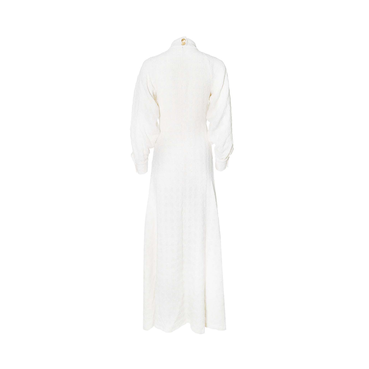 Pearl White Long Sleeve Maxi Dress