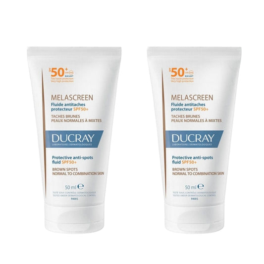 Ducray Melascreen Protective Anti Spots Fluid Spf 50+ 50 ml -2 Pack