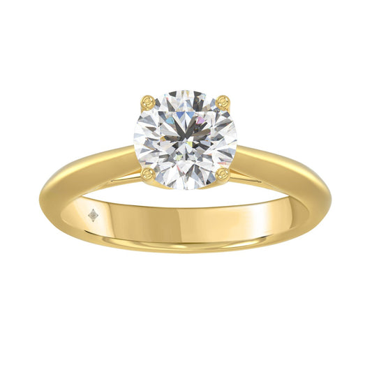 1-1/2 CT. Certified Lab-Grown Diamond Solitaire Engagement Ring in 14K Gold VS1/VS2