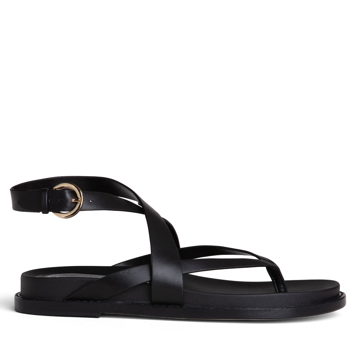 Elise Flat Leather Sandal