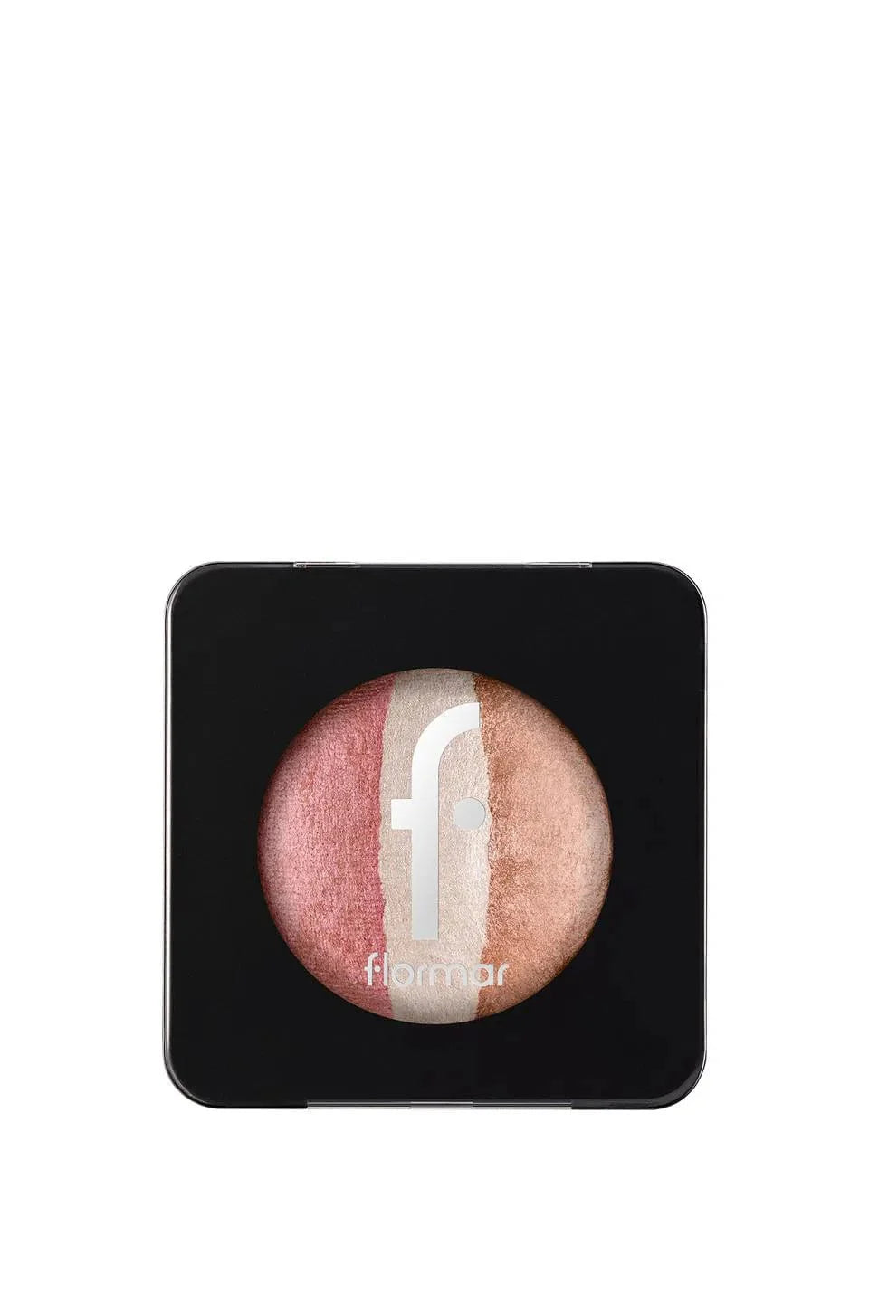Flormar Baked Blush-On Highly Pigmented & Matte Finish Baked Blush 4g - 053 Pinky Trio