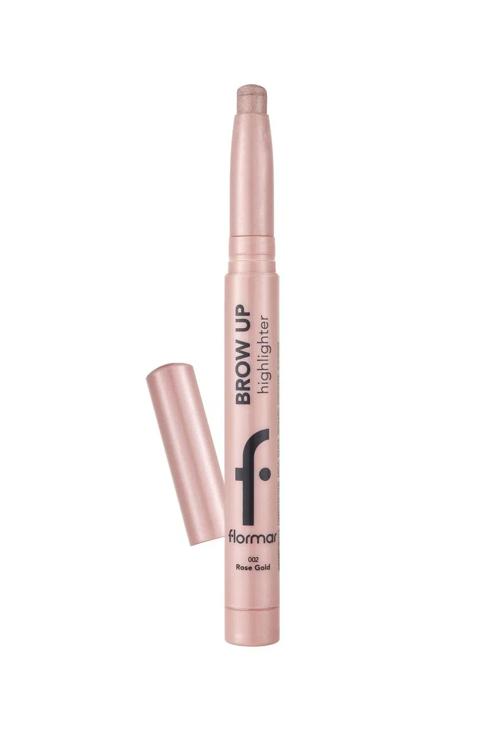 Flormar Brow Up Soft Textured & Intense Shimmer Lift Under Eyebrow Highlighter Pencil 1.4g - 002 Rosegold