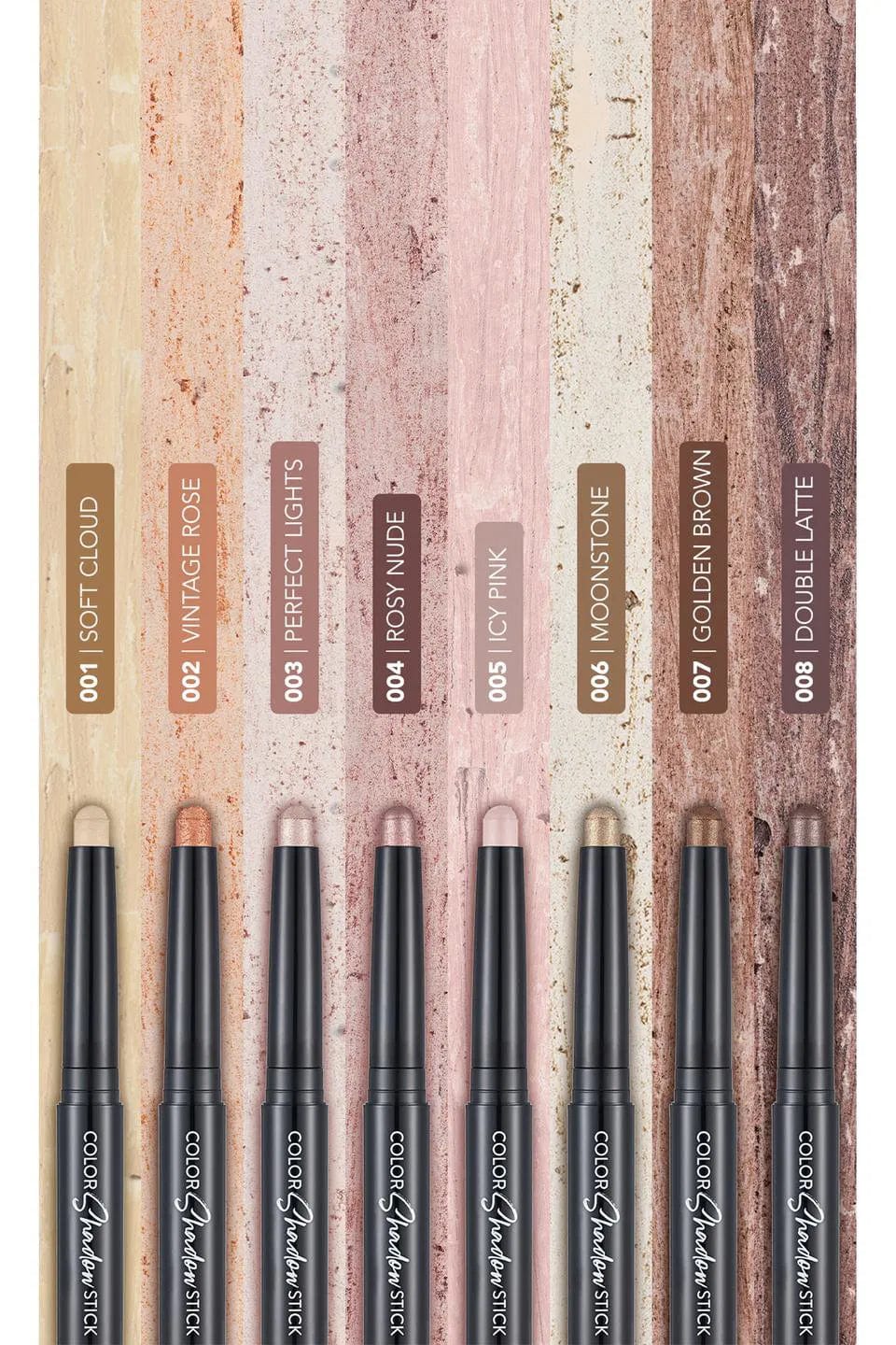Flormar Color Shadow Highly Pigmented & Shimmery Elevator Pencil Eye Shadow 1.6g - 003 Perfect Lights