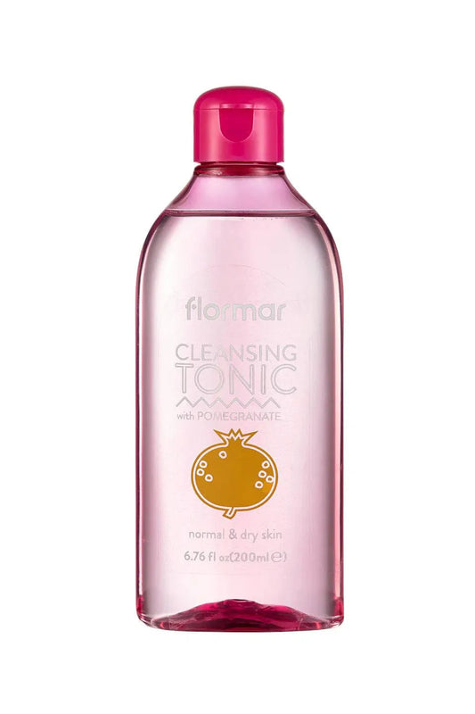 Flormar Facial Cleansing Toner with Pomegranate Extract for Normal & Dry Skin 200ml