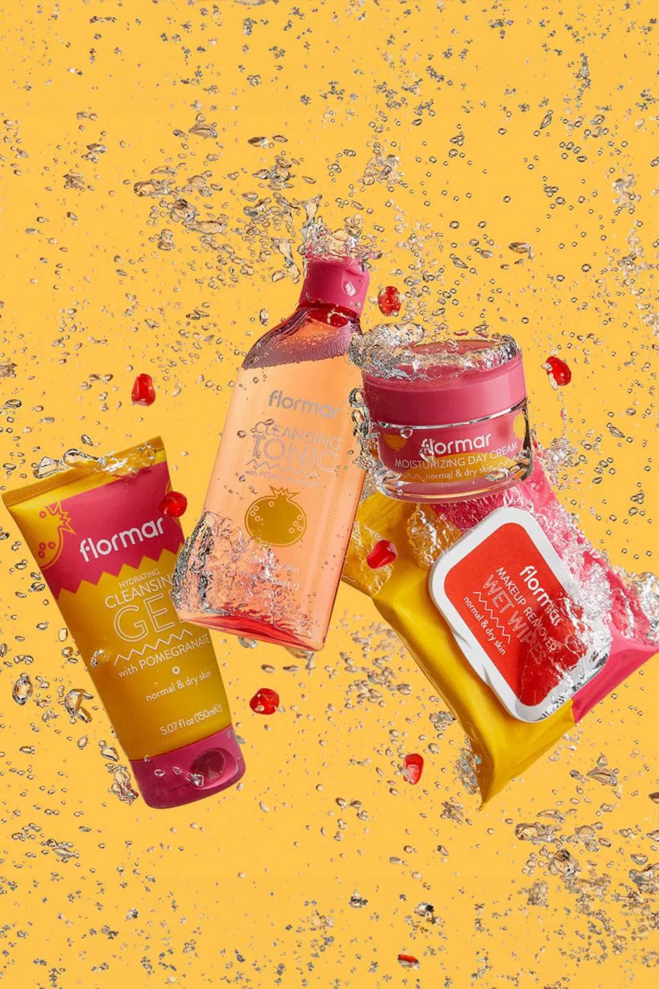 Flormar Facial Cleansing Toner with Pomegranate Extract for Normal & Dry Skin 200ml